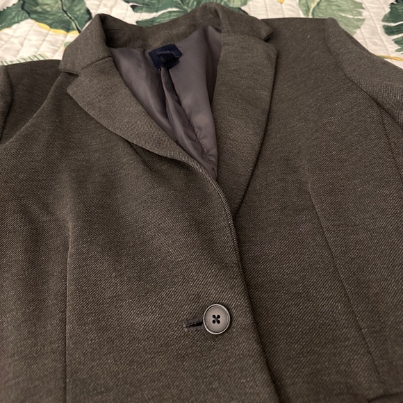 Gray GAP Modern Fit Blazer with Notched Lapels - Picture 6 of 7